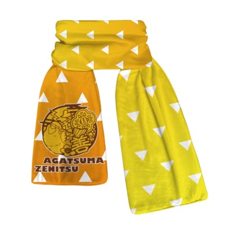Demon Killing Scarf, Devil Killing Corps Figure Keep Warm Neckerchief, Kamados Frannel Soft Shawls Wraps Unisex Scarves (F) von LPXBHSW