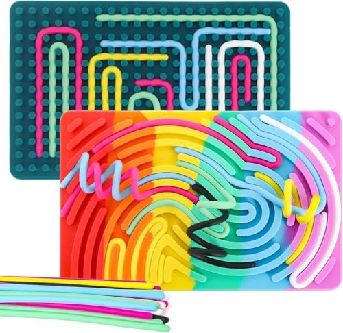 LPZMPZ Sensory Silikon Sensorik Activity Board Sensorik Spielzeug Silikon 2 Fidget Sensory Activity Board Adhssensorisches Aktivitätsbrett für Kinder zur Stress, Angst und Autismus Bei LPZMPZ Sensory Silikon Sensorik Activity Board Sensorik Spielzeug Silikon 2 Fidget Sensory Activity Board Adhssensorisches Aktivitätsbrett für Kinder zur Stress, Angst und Autismus Bei von LPZMPZ