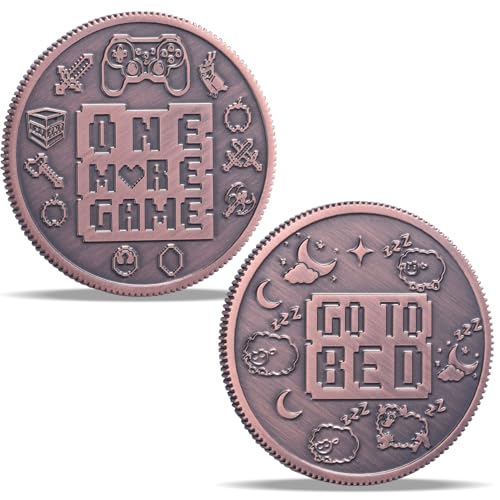 Lustiges Schicksal Flip Coin Geschenk für Gamer Männer - Doppelseitige Entscheidungsmacher-Münze für Spieleliebhaber - Fan Gaming Neuheit Münze Geburtstag Geschenk von LParkin