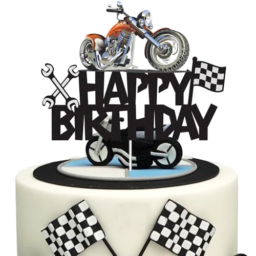 Motorrad-Kuchenaufsatz, Motorrad-Thema, Kinder-Party, Dekoration, Picks für Motorradfahrer, Rennen, Dekorationen, Zubehör für Männer und Frauen Geburtstagsparty Motorrad-Kuchenaufsatz, Motorrad-Thema, Kinder-Party, Dekoration, Picks für Motorradfahrer, Rennen, Dekorationen, Zubehör für Männer und Frauen Geburtstagsparty von LQINBIBJ