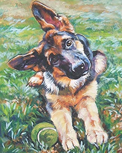 1000 Teile Papierpuzzle für Kinder, digital, Deutscher Schäferhund, Haustier, Hund, Tier, Leinwand, Wandmalerei, Heimdekoration, Dekoration, Geschenk, 50 x 70 cm 1000 Teile Papierpuzzle für Kinder, digital, Deutscher Schäferhund, Haustier, Hund, Tier, Leinwand, Wandmalerei, Heimdekoration, Dekoration, Geschenk, 50 x 70 cm von LQKADBCXT