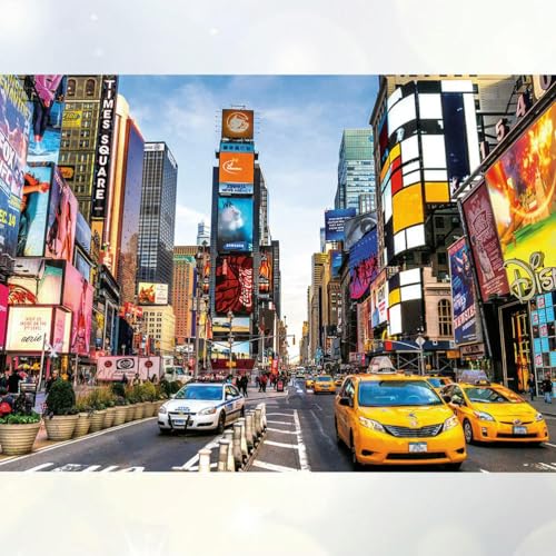 1000 Teile Puzzle für Erwachsene, Puzzle für Erwachsene, Dickes Time Square, pädagogisch wertvoll, 26 x 38 cm 1000 Teile Puzzle für Erwachsene, Puzzle für Erwachsene, Dickes Time Square, pädagogisch wertvoll, 26 x 38 cm von LQKADBCXT