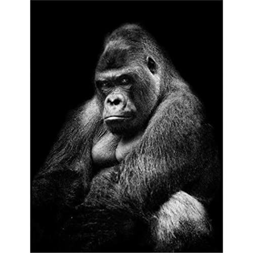1000-teiliges Gorilla-Puzzle für Erwachsene, für Kinder, Kunsthandwerk, 50 x 70 cm von LQKADBCXT
