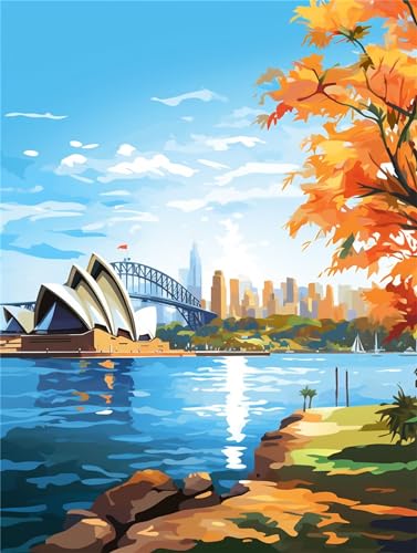 1000-teiliges Papierpuzzle Sydney-Landschaftsleinwand für Frauen, kann als Geschenkdekoration verwendet, 50 x 70 cm 1000-teiliges Papierpuzzle Sydney-Landschaftsleinwand für Frauen, kann als Geschenkdekoration verwendet, 50 x 70 cm von LQKADBCXT