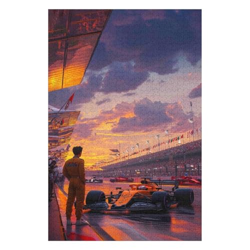 1000-teiliges Papierpuzzle für Kinder, Lernspielzeug, dekorative Geschenke, 50 x 70 cm von LQKADBCXT