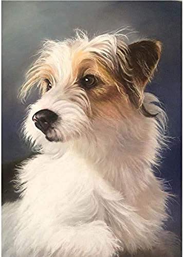 1000-teiliges Papierpuzzle für Kinder Jack Russell Terrier Geburtstagsgeschenk 50x70cm von LQKADBCXT