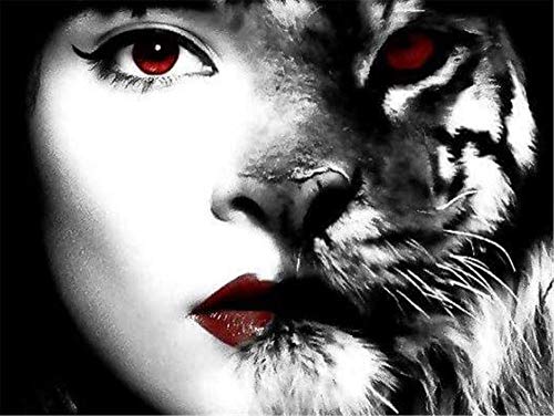 1000-teiliges Puzzle – Frau und Tiger – Puzzle für Erwachsene und Kinder ab 12 Jahren. Unterhaltsames und herausforderndes Puzzle für stundenlangen Spaß. 50 x 70 cm 1000-teiliges Puzzle – Frau und Tiger – Puzzle für Erwachsene und Kinder ab 12 Jahren. Unterhaltsames und herausforderndes Puzzle für stundenlangen Spaß. 50 x 70 cm von LQKADBCXT