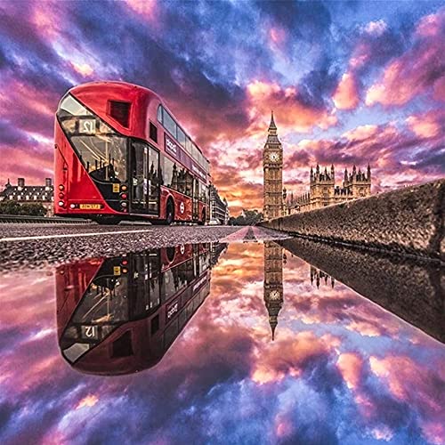 1000-teiliges Puzzle für Erwachsene, Kreis, Autolandschaft, Basteln, geeignet für die Wanddekoration im Homeoffice, 38 x 26 cm 1000-teiliges Puzzle für Erwachsene, Kreis, Autolandschaft, Basteln, geeignet für die Wanddekoration im Homeoffice, 38 x 26 cm von LQKADBCXT