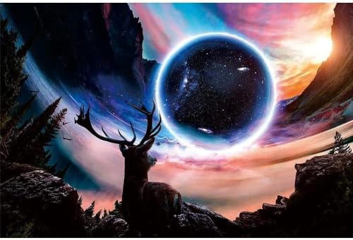 1000-teiliges Puzzle für Erwachsene, Schwarzes Loch, geeignet für die intellektuelle Entwicklung von Erwachsenen, besonderes Geschenk, Weihnachtsdekoration, 38 x 52 cm 1000-teiliges Puzzle für Erwachsene, Schwarzes Loch, geeignet für die intellektuelle Entwicklung von Erwachsenen, besonderes Geschenk, Weihnachtsdekoration, 38 x 52 cm von LQKADBCXT