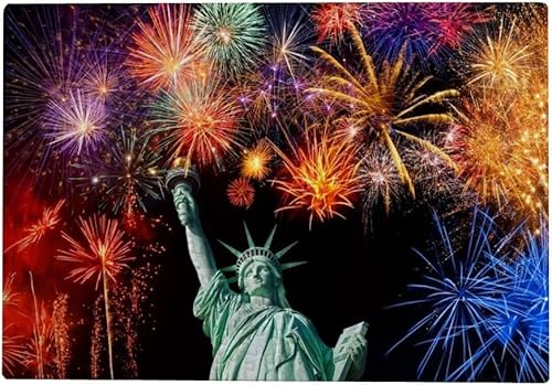1000-teiliges Puzzle für Erwachsene – Freiheitsstatue und Feuerwerk. Anspruchsvolle Spiele für die Familie, Heimdekoration, Geschenke, 26 x 38 cm 1000-teiliges Puzzle für Erwachsene – Freiheitsstatue und Feuerwerk. Anspruchsvolle Spiele für die Familie, Heimdekoration, Geschenke, 26 x 38 cm von LQKADBCXT