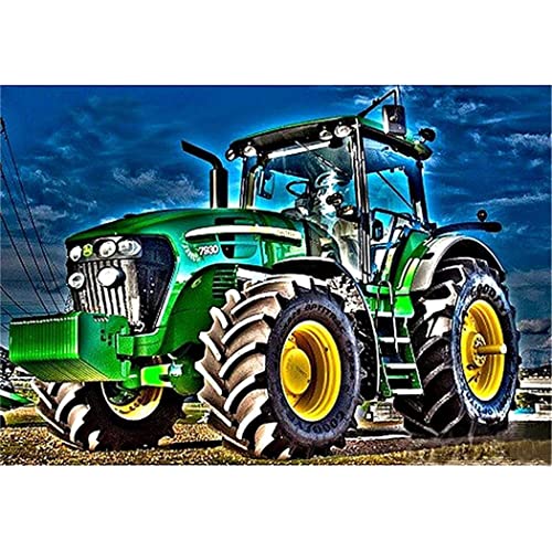 1000-teiliges Puzzle für Erwachsene und Kinder, Traktor-Kunstkreis, geeignet, 50 x 70 cm 1000-teiliges Puzzle für Erwachsene und Kinder, Traktor-Kunstkreis, geeignet, 50 x 70 cm von LQKADBCXT