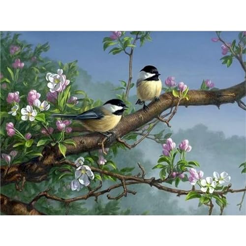 1000-teiliges Vogel- und Blumenpuzzle für Erwachsene, geeignet als Kindergeschenk, Kunst, 50 x 70 cm von LQKADBCXT