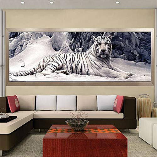 2000-teiliges Papierpuzzle, digital, Schneewittchen-Tiger, Basteln, geeignet für Wohnzimmer, Schlafzimmer, Wanddekoration, 70 x 100 cm 2000-teiliges Papierpuzzle, digital, Schneewittchen-Tiger, Basteln, geeignet für Wohnzimmer, Schlafzimmer, Wanddekoration, 70 x 100 cm von LQKADBCXT