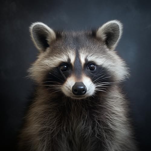 2000-teiliges Papierpuzzle, digital, Tier-Waschbär, geeignet Heimdekoration, 70 x 100 cm von LQKADBCXT