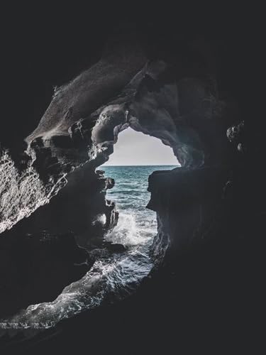 Das Meer hinter der Höhle – 2000-teiliges Papierpuzzle – Tolles Familienspiel 70 x 100 cm Das Meer hinter der Höhle – 2000-teiliges Papierpuzzle – Tolles Familienspiel 70 x 100 cm von LQKADBCXT