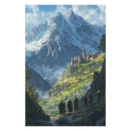 Klassisches 1000-teiliges Puzzle „Herr der Ringe“, Geburtstagsgeschenk, Lernspielzeug, klassisches Lernspielzeug, dekoratives Geschenk, 50 x 70 cm Klassisches 1000-teiliges Puzzle „Herr der Ringe“, Geburtstagsgeschenk, Lernspielzeug, klassisches Lernspielzeug, dekoratives Geschenk, 50 x 70 cm von LQKADBCXT