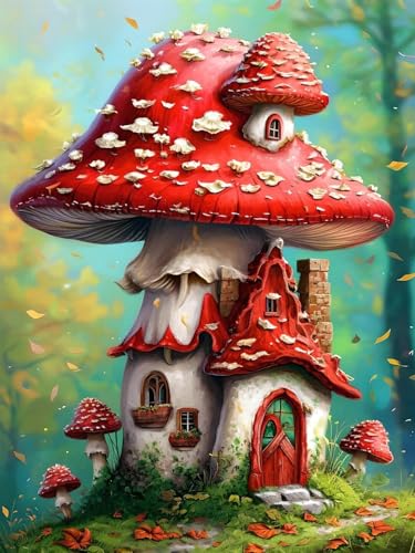 Klassisches 1000-teiliges Puzzle für Kinder, Pilz, Heimdekoration, Basteln, Schlafzimmer, Dekoration, Geschenk, 50 x 70 cm Klassisches 1000-teiliges Puzzle für Kinder, Pilz, Heimdekoration, Basteln, Schlafzimmer, Dekoration, Geschenk, 50 x 70 cm von LQKADBCXT