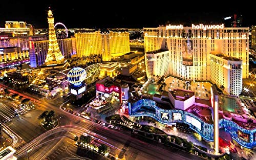 Klassisches 1000-teiliges Puzzle mit wunderschöner Nachtansicht von Las Vegas, USA, einzigartige Wanddekoration für Zuhause, Geschenk, 52 x 38 cm Klassisches 1000-teiliges Puzzle mit wunderschöner Nachtansicht von Las Vegas, USA, einzigartige Wanddekoration für Zuhause, Geschenk, 52 x 38 cm von LQKADBCXT