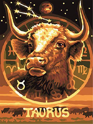 Klassisches 2000-teiliges Puzzle für die zwölf Sternzeichen Stier, geeignet für die Dekoration von Wohn- oder Schlafzimmer, 70 x 100 cm von LQKADBCXT