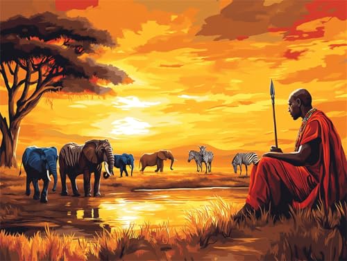 Klassisches 2000-teiliges Puzzle mit afrikanischem Elefanten, Leinwand, Basteln, Heim- und Wanddekoration, Geschenk für Damen, Dekoration, Geschenk, 70 x 100 cm Klassisches 2000-teiliges Puzzle mit afrikanischem Elefanten, Leinwand, Basteln, Heim- und Wanddekoration, Geschenk für Damen, Dekoration, Geschenk, 70 x 100 cm von LQKADBCXT