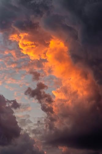 Orange Wolken – 2000-teiliges Papierpuzzle – Modernes Wohndekor-Geschenk-Puzzle 70 x 100 cm Orange Wolken – 2000-teiliges Papierpuzzle – Modernes Wohndekor-Geschenk-Puzzle 70 x 100 cm von LQKADBCXT