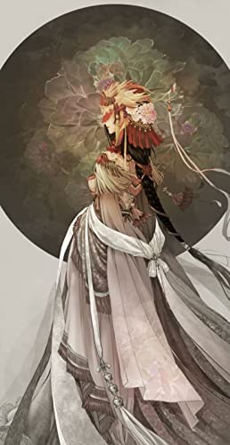 Puzzle 1000 Teile Japanisches Geisha-Schönheitsporträt, Basteln, pädagogisches Intelligenzspielzeug, Stressabbau, lustiges Familienspiel, Kinder, Erwachsene, anspruchsvolles Puzzle-, 26 x 38 cm von LQKADBCXT