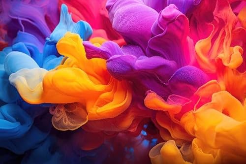Puzzle für Erwachsene, 1000 Teile, Bunte Tinten-Flüssigkunst, anspruchsvolle Spiele für die Familie, Heimdekoration, Geschenke, 38 x 52 cm Puzzle für Erwachsene, 1000 Teile, Bunte Tinten-Flüssigkunst, anspruchsvolle Spiele für die Familie, Heimdekoration, Geschenke, 38 x 52 cm von LQKADBCXT
