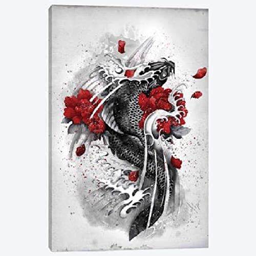 Puzzle für Erwachsene, 1000 Teile, Japanisches Samurai-Lernspielzeug, intellektuelles Spiel, Geschenk, 38 x 52 cm von LQKADBCXT