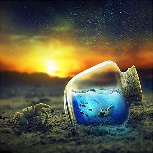 Puzzle für Erwachsene, 1000 Teile, Puzzle 1000 Teile für Erwachsene, Tiere in Einer Flasche, Puzzle, Lernspiele, Heimdekoration, 38 x 52 cm von LQKADBCXT