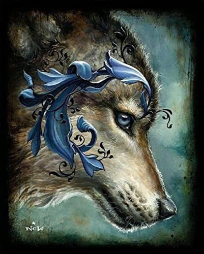 Puzzle für Erwachsene, 1000 Teile, Schneewolf-Set, Kunst, Wanddekoration, Lernspielzeug, intellektuelles Spiel, Geschenk, 50 x 70 cm Puzzle für Erwachsene, 1000 Teile, Schneewolf-Set, Kunst, Wanddekoration, Lernspielzeug, intellektuelles Spiel, Geschenk, 50 x 70 cm von LQKADBCXT