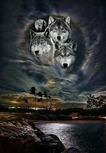 Puzzle für Erwachsene, 1000 Teile, Wolf, Schneewolf, Wandkunst, Poster, Lernspielzeug, intellektuelles Spiel, Geschenk, 50 x 70 cm Puzzle für Erwachsene, 1000 Teile, Wolf, Schneewolf, Wandkunst, Poster, Lernspielzeug, intellektuelles Spiel, Geschenk, 50 x 70 cm von LQKADBCXT