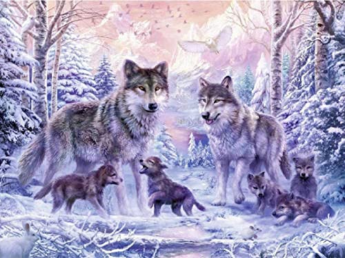 Puzzle für Erwachsene, 1000 Teile, Wolfstier, Wanddekoration, Lernspielzeug, Intelligenzspiel, Geschenk, 50 x 70 cm Puzzle für Erwachsene, 1000 Teile, Wolfstier, Wanddekoration, Lernspielzeug, Intelligenzspiel, Geschenk, 50 x 70 cm von LQKADBCXT