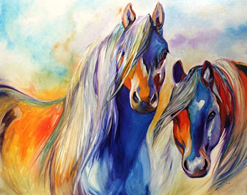 Puzzle für Erwachsene, 2000 Teile, Pferd, Künstler, Heimdekoration, Lernspielzeug, intellektuelles Spiel, Geschenk, 70 x 100 cm von LQKADBCXT