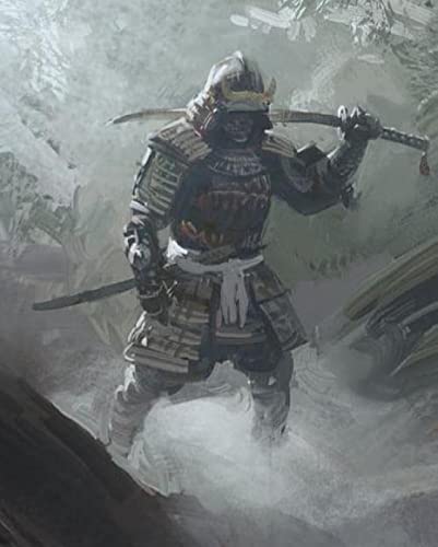 Puzzle für Erwachsene, 2000 Teile, Samurai-Krieger, Heimdekoration, Lernspielzeug, Intelligenzspiel, Geschenk, 70 x 100 cm von LQKADBCXT