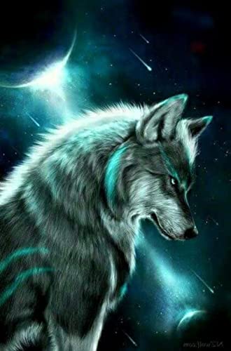 Puzzle für Erwachsene, 2000 Teile, Schneewolf, Tier, Heimdekoration, Lernspielzeug, intellektuelles Spiel, Geschenk, 70 x 100 cm von LQKADBCXT