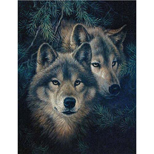Puzzle für Erwachsene, 2000 Teile, Tierwolf, Heimdekoration, Lernspielzeug, intellektuelles Spiel, Geschenk, 70 x 100 cm von LQKADBCXT