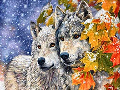 Puzzle für Erwachsene, 2000 Teile, Wolf, Tier, Familie, Heimdekoration, Lernspielzeug, Intelligenzspiel, Geschenk, 70 x 100 cm von LQKADBCXT