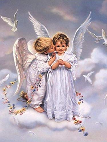 Puzzle für Erwachsene, 2000 Teile, süßer Engel, Heim-Wanddekoration, Geschenk, 70 x 100 cm von LQKADBCXT
