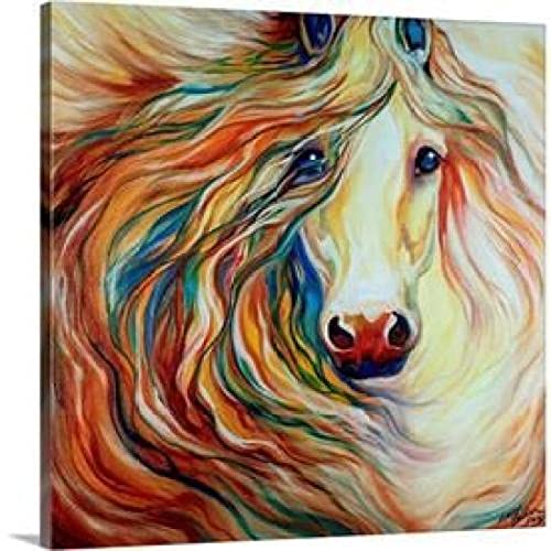 Puzzle für Erwachsene 1000 Teile Tierpferd Wohnzimmer Haus Wanddekoration Lernspielzeug Intellektuelles Spiel Geschenk 38x52cm von LQKADBCXT