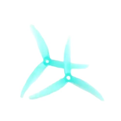 12 Paare J37 Polycarbonat 4. 9inch 3 Propeller 3. 7 Tonhöhe mit 5 -mm -Wellen, die mit RC Racing -Drohnen kompatibel sind(12 Pairs Blue) von LQNXAVUD