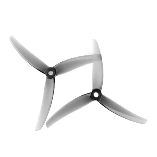 12 Paare J37 Polycarbonat 4. 9inch 3 Propeller 3. 7 Tonhöhe mit 5 -mm -Wellen, die mit RC Racing -Drohnen kompatibel sind(12 Pairs Grey) von LQNXAVUD