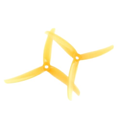 12 Paare J37 Polycarbonat 4. 9inch 3 Propeller 3. 7 Tonhöhe mit 5 -mm -Wellen, die mit RC Racing -Drohnen kompatibel sind(12 Pairs orange) von LQNXAVUD