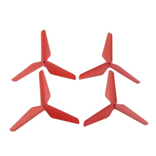 X5c x5 x5s x5sc x5SW x5HC x5HW Quadcopter Ersatzpropeller 3 Style 4pcs Set kompatibel mit RC -Drohnen(Red) von LQNXAVUD