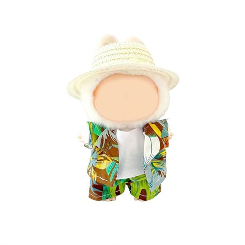 Kleidung im hawaiianischen Stil für 17 cm Puppen, Urlaubsstil Kleidung für 17 cm Puppe, Premium-Outfit mit Zubehör, stilvolle Kleidung für Puppen, Sommerkleidung, Outfit für Puppenoberteil, Ersatz Kleidung im hawaiianischen Stil für 17 cm Puppen, Urlaubsstil Kleidung für 17 cm Puppe, Premium-Outfit mit Zubehör, stilvolle Kleidung für Puppen, Sommerkleidung, Outfit für Puppenoberteil, Ersatz von LQQDREX