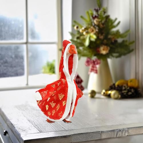 LQQDREX Weihnachten Front Veranda Gans Outfits 23 Zoll Veranda Gans Outfit Weihnachtskostüm für Zement/Kunststoff Rasen Gänse LQQDREX Weihnachten Front Veranda Gans Outfits 23 Zoll Veranda Gans Outfit Weihnachtskostüm für Zement/Kunststoff Rasen Gänse von LQQDREX