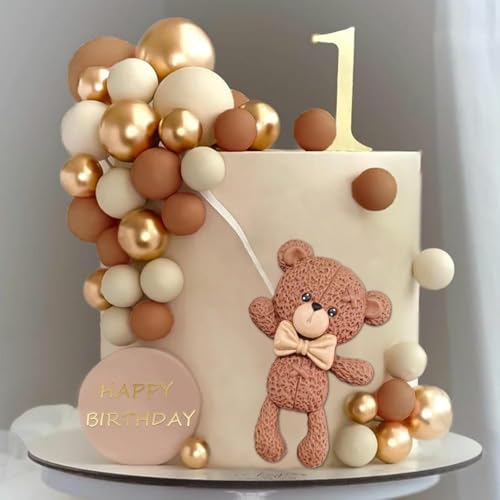 31 Stück Bären Kuchendekoration,Tortendeko Bär Blau,Tortendeko Kugeln,Deko Kugeln Torte, Teddybär Kuchen Dekoration für Hochzeit, Baby Shower und Geburtstag Party 31 Stück Bären Kuchendekoration,Tortendeko Bär Blau,Tortendeko Kugeln,Deko Kugeln Torte, Teddybär Kuchen Dekoration für Hochzeit, Baby Shower und Geburtstag Party von LQTSLFM