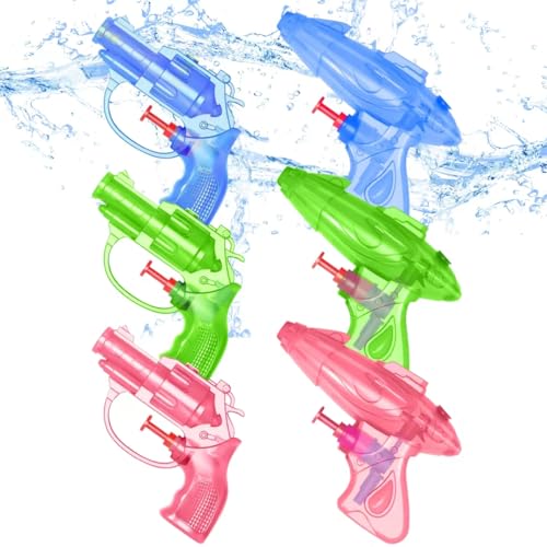Wasserpistole Klein,Mini Wasserpistole,Premium Wasserpistolen Set,Sommer Spielzeug Garten Pool Party Mitgebsel für Kinder, Kleine Wasserpistolen Spielzeuge für Jungen & Mädchen von LQTSLFM