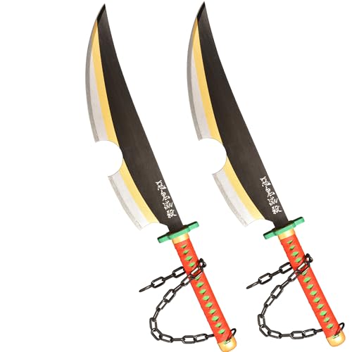 LQZJG Anime Bambus Schwert Cosplay Schwert,Uzui Tengen Schwert Katana 78cm/30,9 Zoll LQZJG Anime Bambus Schwert Cosplay Schwert,Uzui Tengen Schwert Katana 78cm/30,9 Zoll von LQZJG