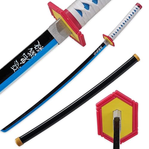 LQZJG Anime Bambus Schwert Cosplay Schwert,Tomioka Giyuu Schwert Katana 103cm/40 Zoll LQZJG Anime Bambus Schwert Cosplay Schwert,Tomioka Giyuu Schwert Katana 103cm/40 Zoll von LQZJG