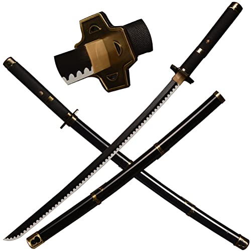 LQZJG Cosplay Anime Bambus Schwert, Roronoa Zoro Schwert Katana Yubashiri Katana 103cm/42 Zoll LQZJG Cosplay Anime Bambus Schwert, Roronoa Zoro Schwert Katana Yubashiri Katana 103cm/42 Zoll von LQZJG